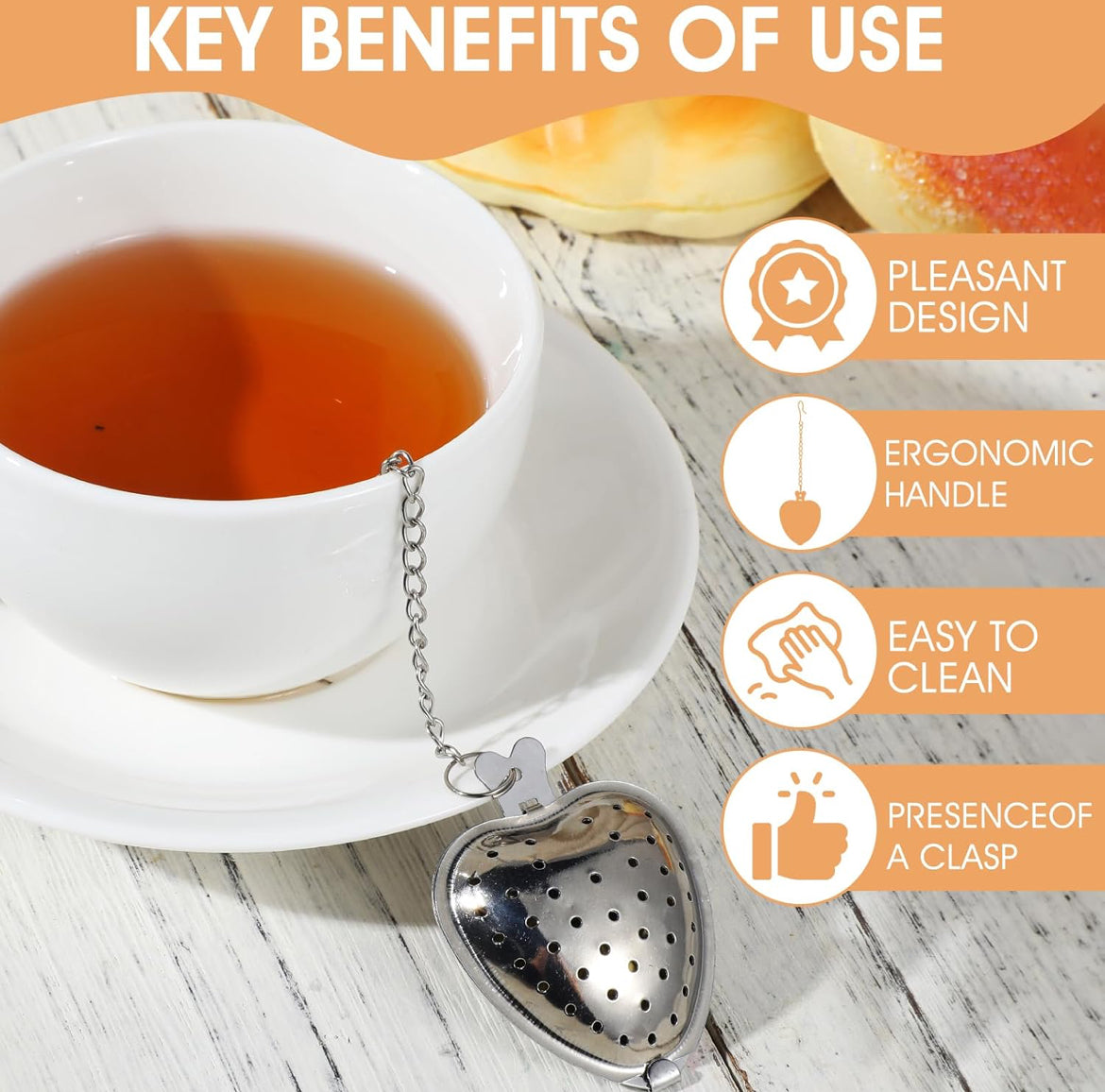 Stainless Steel Mesh Tea Strainer